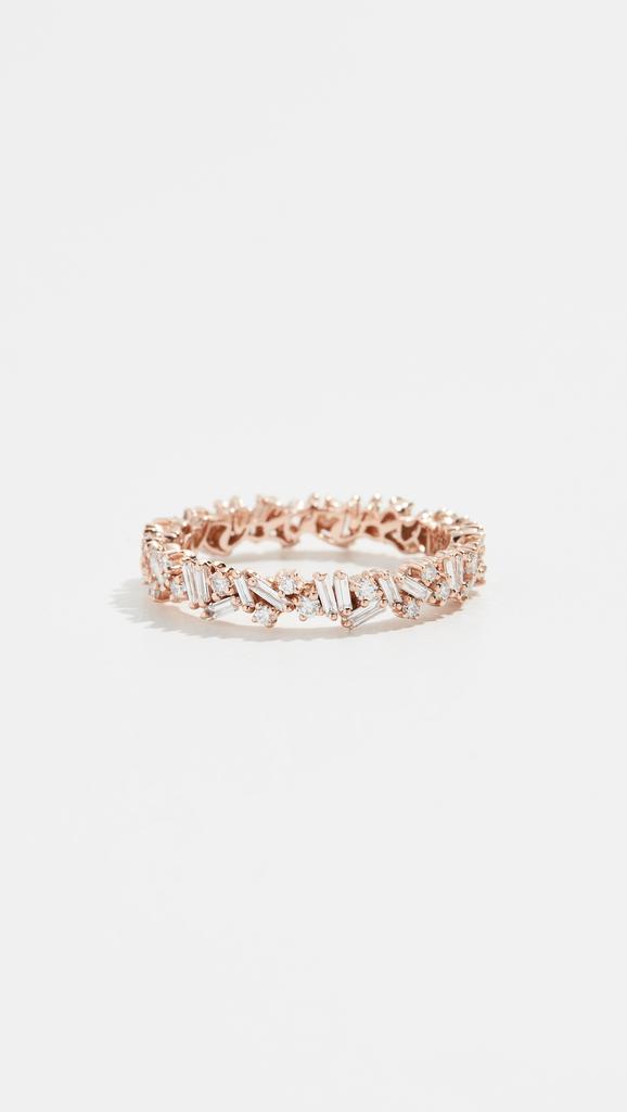 Suzanne Kalan 18k Fireworks Gold Eternity Band Ring