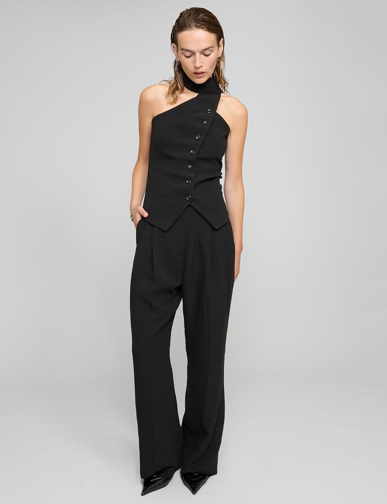 Pixie Market Black Straight Leg Pants