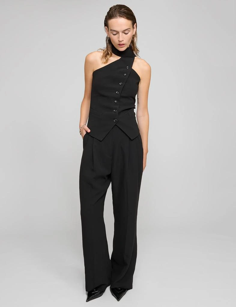 Pixie Market Black Straight Leg Pants 1