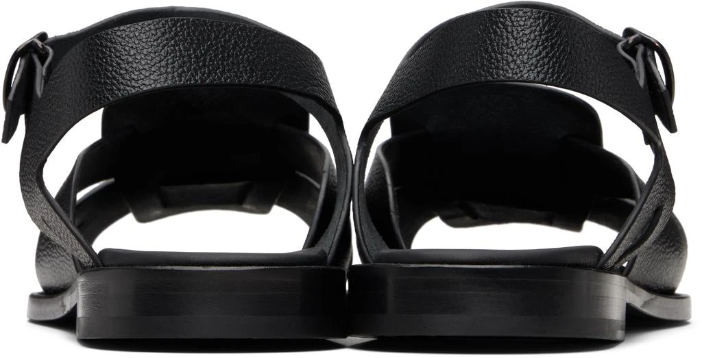 Hereu Black Roca 2 Grainy Veg Tanned Sandals 2