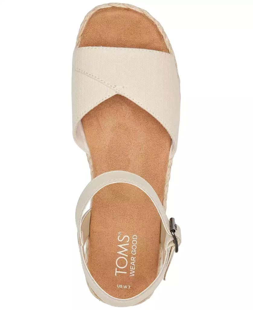 TOMS Women's Abby Open Toe Flat Sandals 4