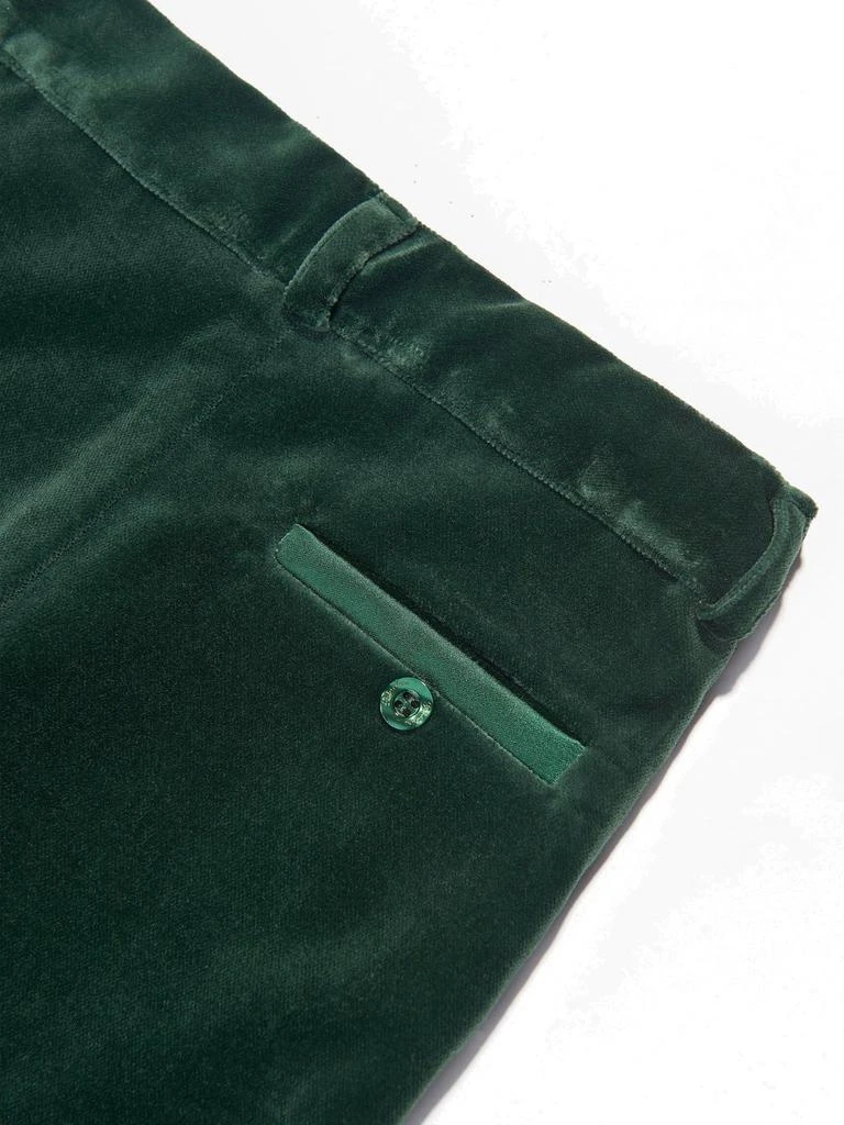Patachou Patachou Straight Leg Velvet Party Trousers 4