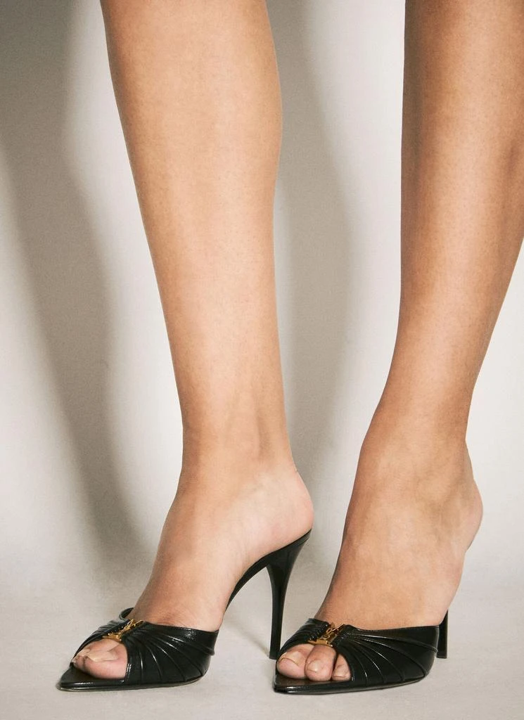 Yves Saint Laurent Babylone Heeled Mules 4