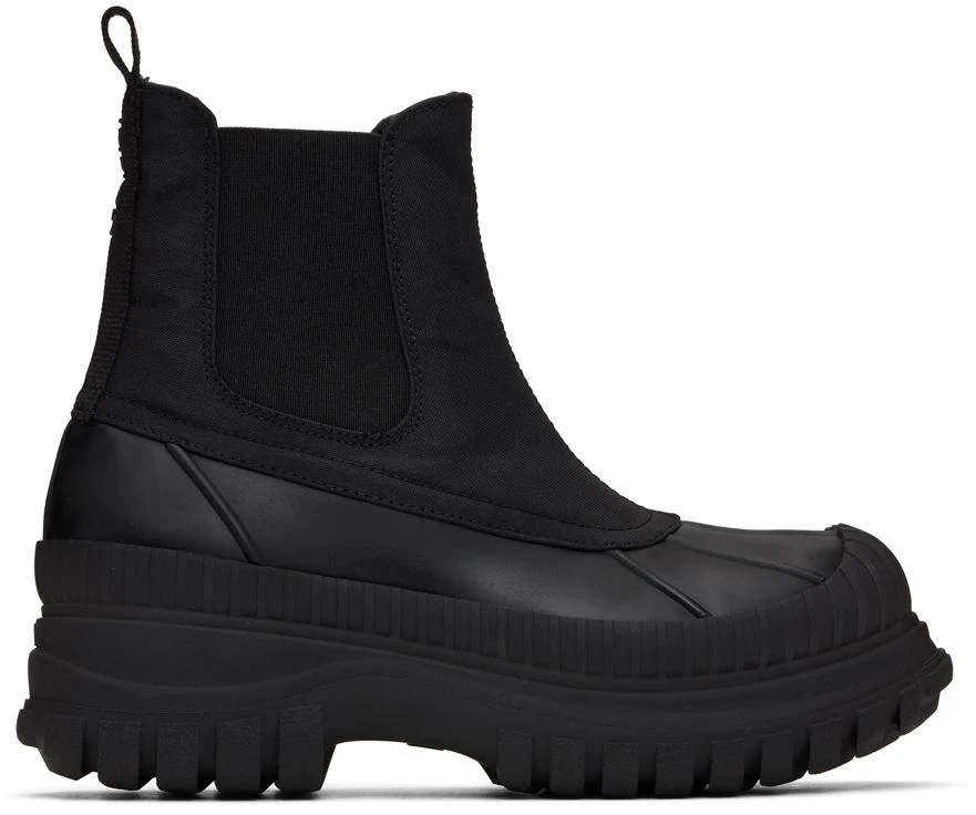 Ganni Black Outdoor Chelsea Boots 1