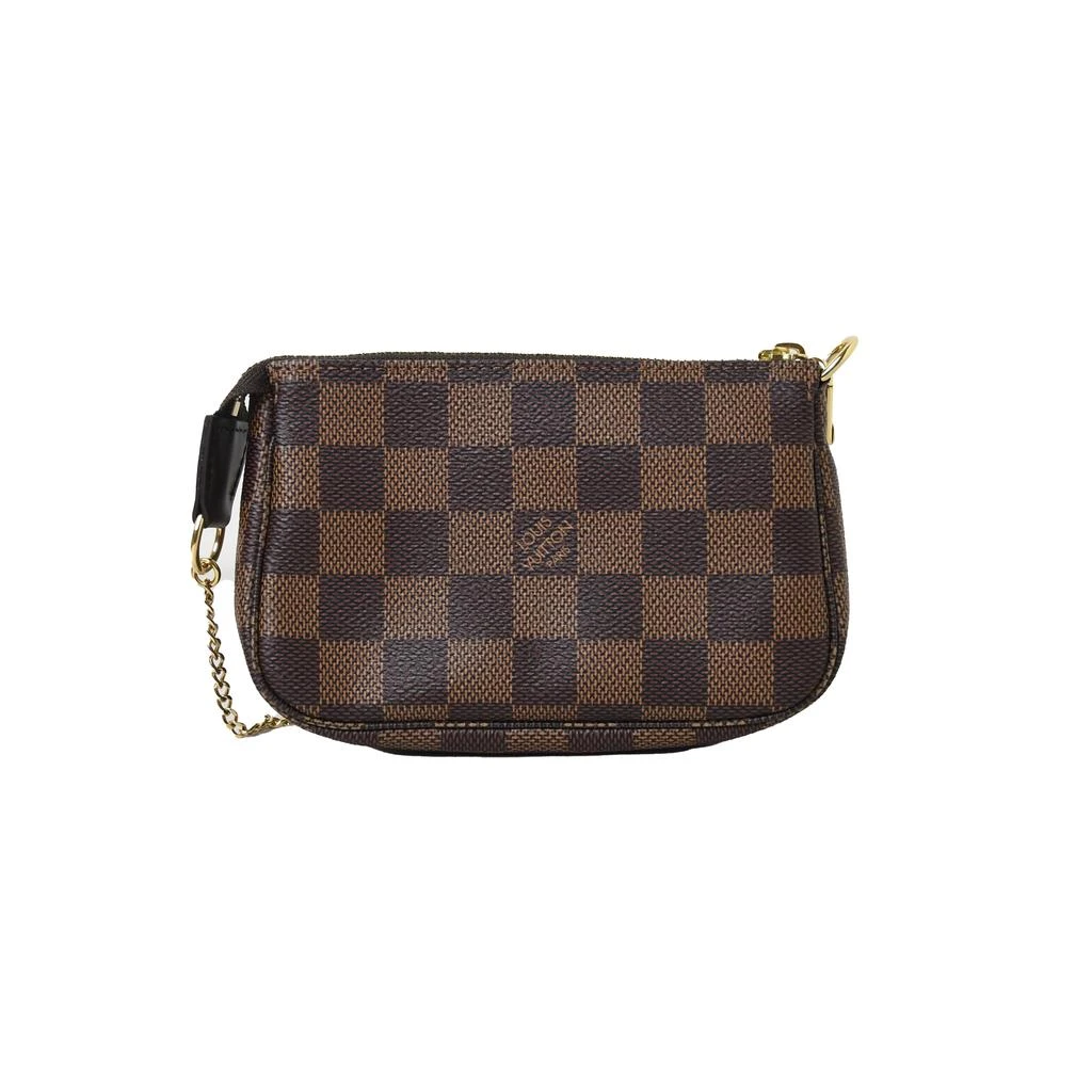 LOUIS VUITTON Louis Vuitton Mini Pochette Accessories Damier Ebene Brown 1