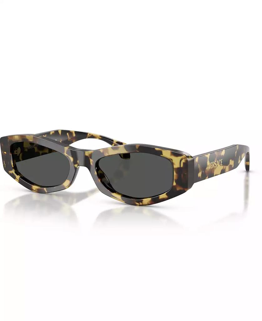 【関税＆送料込み】Versace 0Ve4488U Signature Sunglasses Signature Cat-Eye Sunglasses Black | VERSACE US