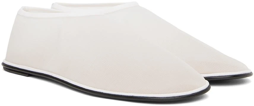 The Row White Sock Slippers 4