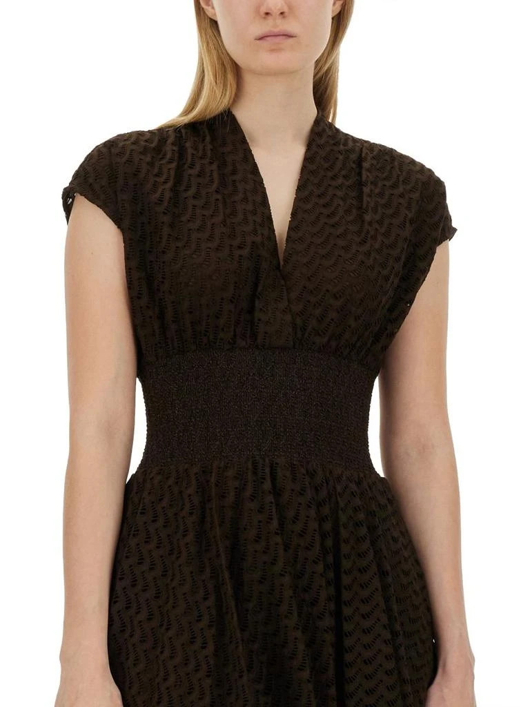 Tory Burch Tory Burch All-Over Embroidered Midi Dress 4