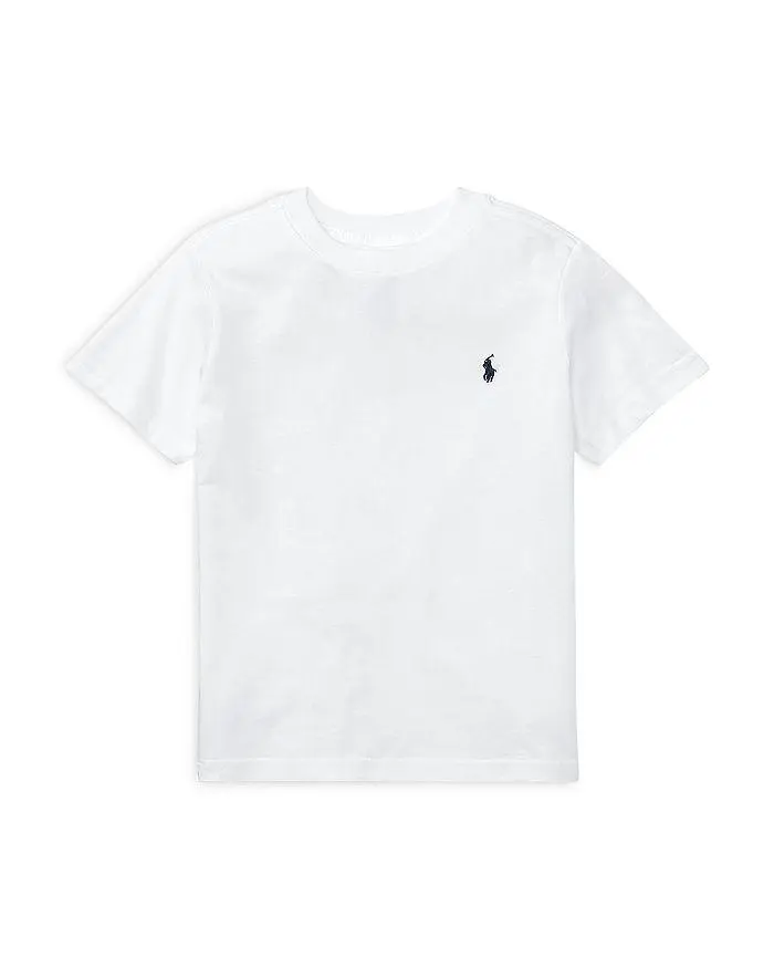 Ralph Lauren Boys' Cotton Embroidered Pony Tee - Little Kid, Big Kid