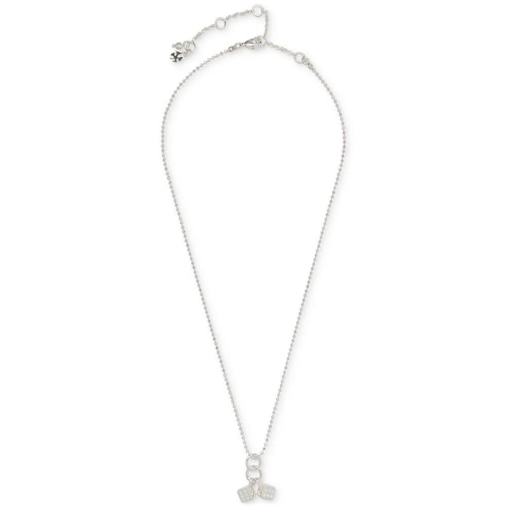 Lucky Brand Lucky Dice Ball Chain Pendant Necklace, 15-1/2" + 3" extender 2