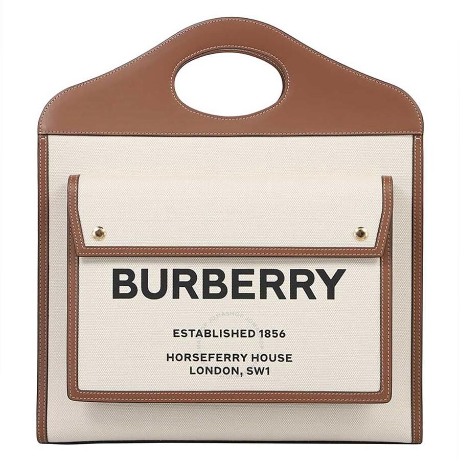 【BURBERRY】LL SM POCKET DTL TOTE LL6◆8044138112818 Burberry Burberry Ll Sm Pocket Dtl Ll6 Tote Bag - Tote Bags