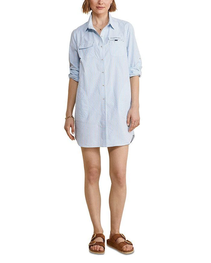 Vineyard Vines Harbor Striped Cover Up Dress 8