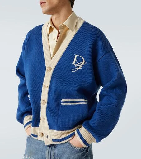 Dolce 
Gabbana Embroidered virgin wool cardigan 5