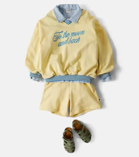 Mini Rodini To The Moon cotton jersey sweatshirt 2