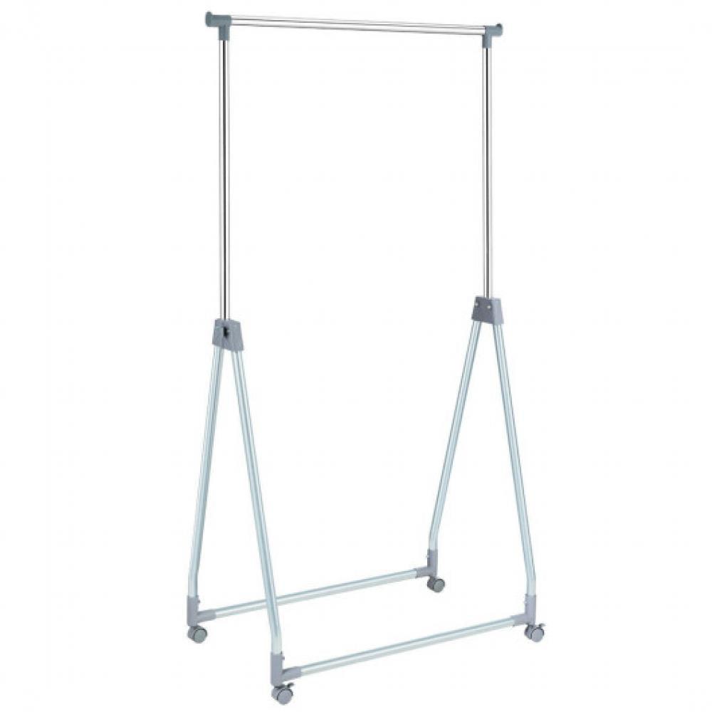 Hivvago Extendable Foldable Heavy Duty Clothing Rack with Hanging Rod