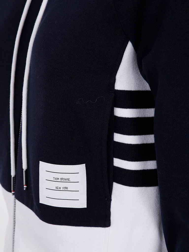 Thom Browne Thom Browne Logo Patch Zipped Hoodie 3