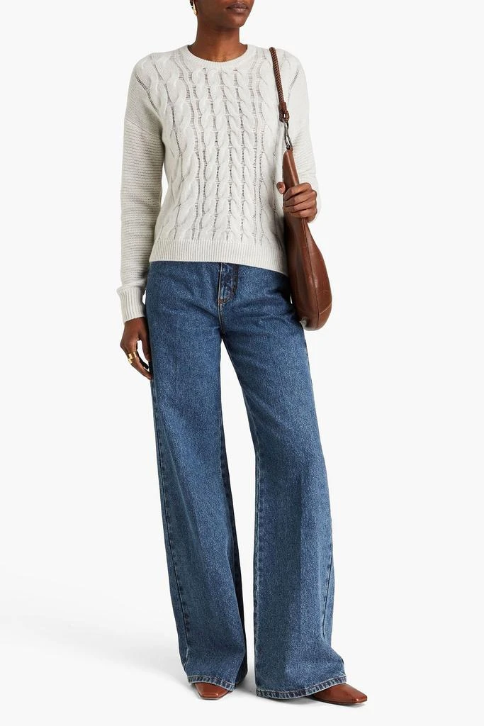 Autumn Cashmere Cable-knit cashmere sweater 2