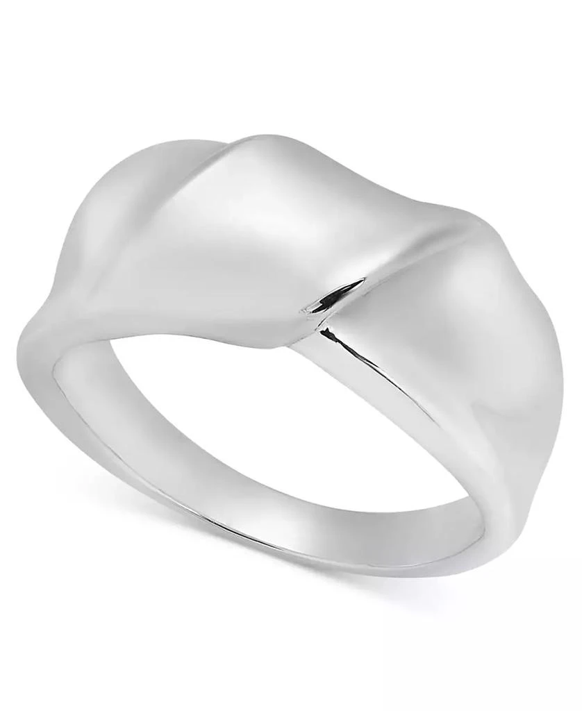 On 34th Silver-Tone Sculptural Band Ring, Created for Macy's 1