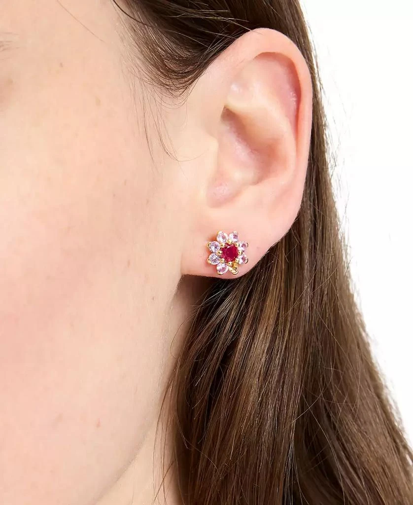 Kate Spade Gold-Tone Bursting Blooms Stud Earrings 3