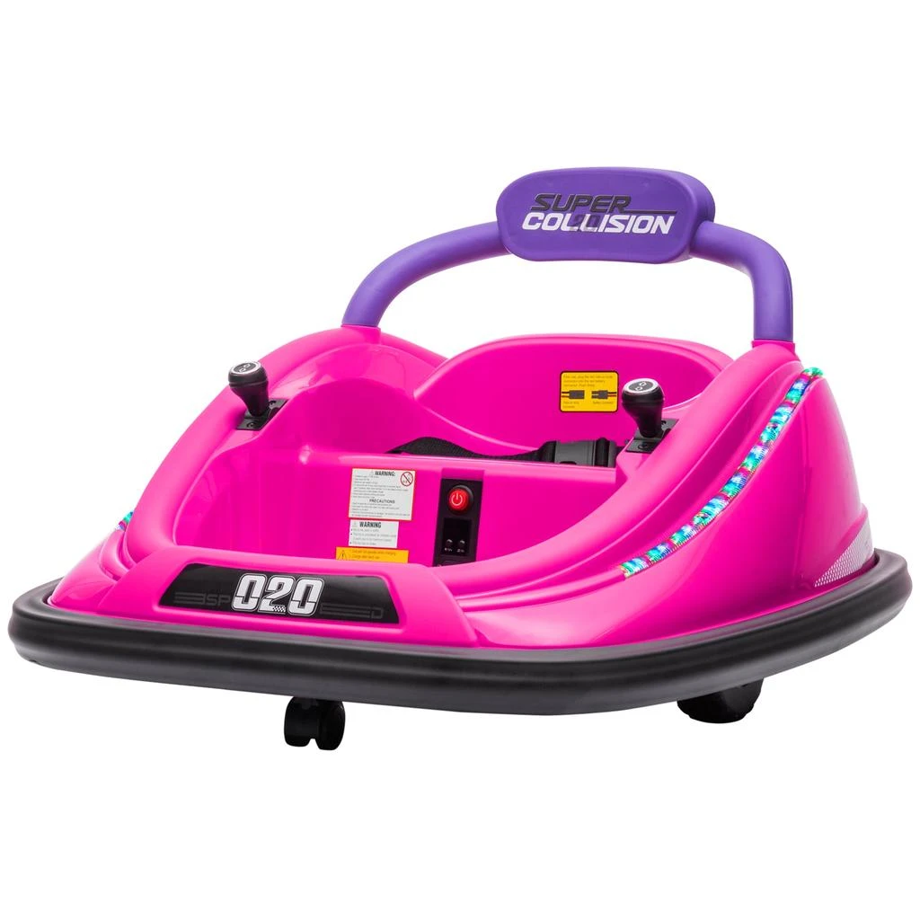 BreeBe 12V Twins Motor Kids Bumper Car with 360° Rotation