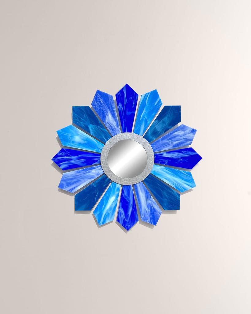 Karo Studios "Sunburst AH" Sculptural Wall Mirror - 30"