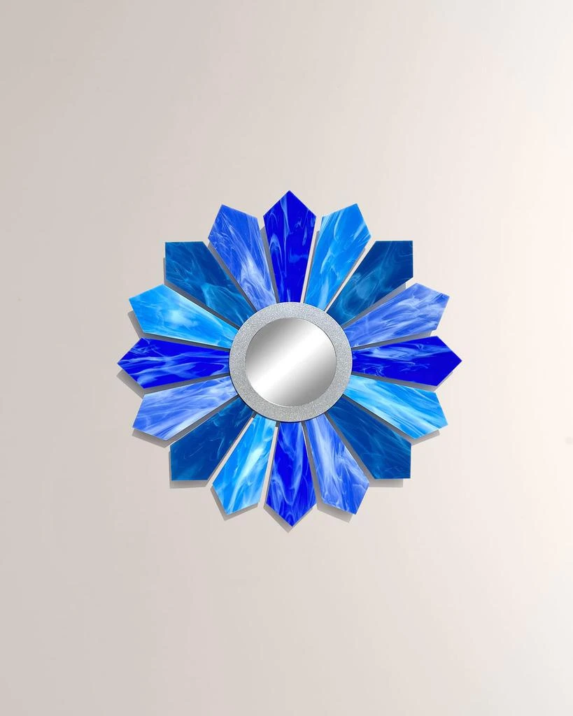 Karo Studios "Sunburst AH" Sculptural Wall Mirror - 30" 1