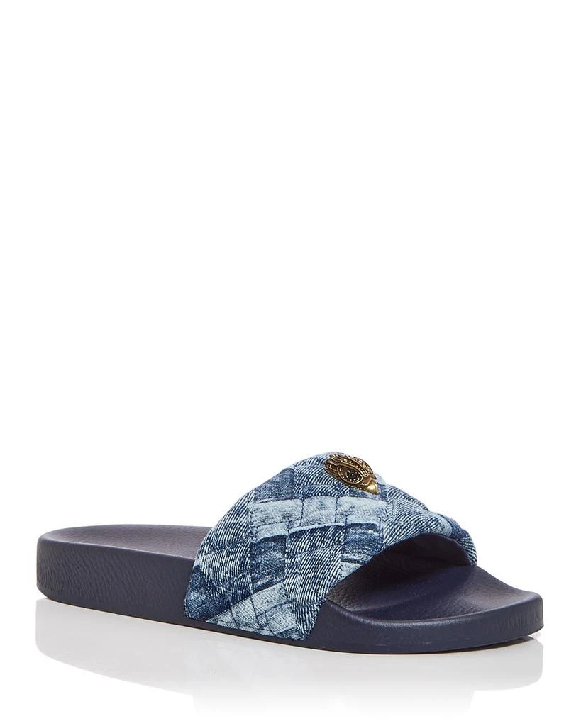 Kurt Geiger Women's Meena Eagle Quilted Slide Sandals 1