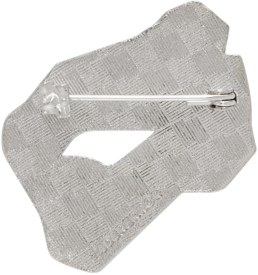 ADER error Silver Gemma 02 Brooch