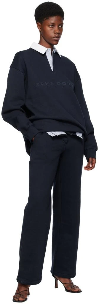 Saks Potts Navy Roger Lounge Pants 4