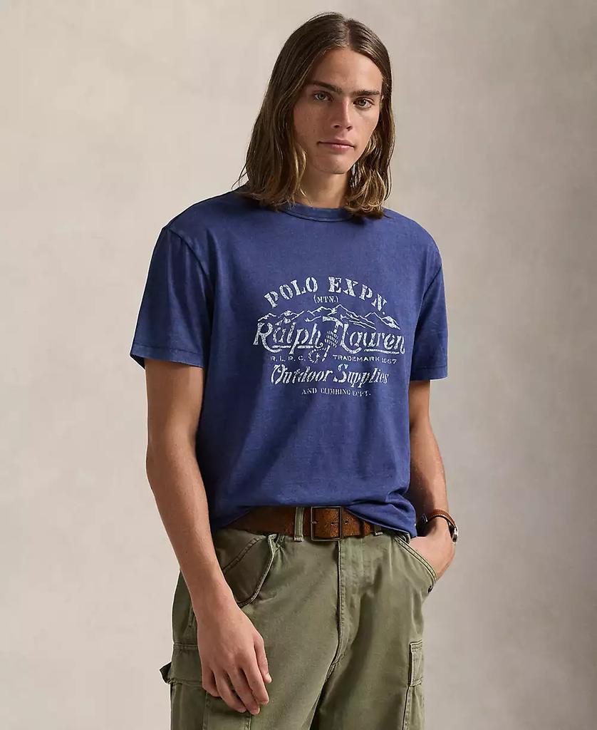 Ralph Lauren Men's Classic-Fit Slub Jersey Graphic T-Shirt