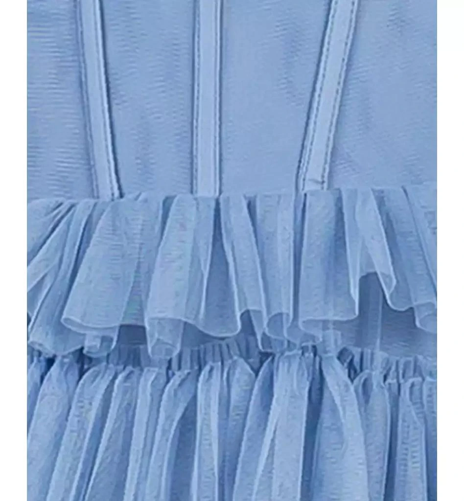 white christmas dresses B Darlin Juniors Cowl-Neck Corset-Back Gown Color Sky Size 13/14 – DDT  Boutique
