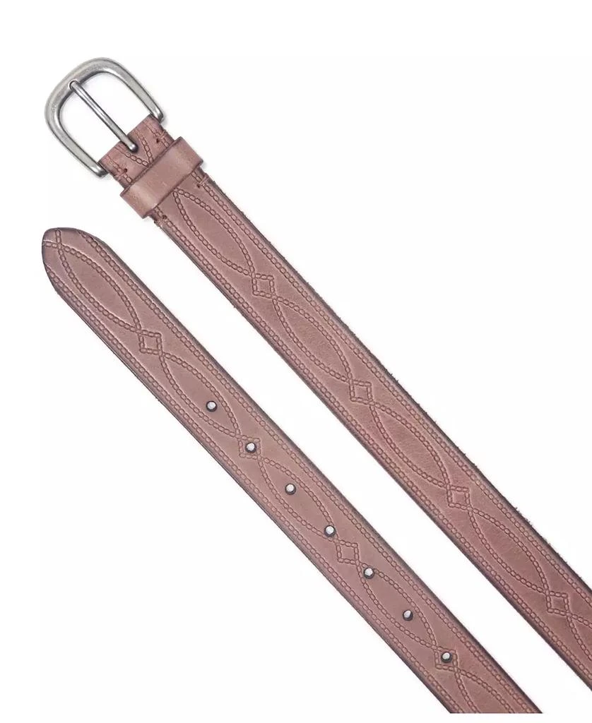 Frye Women's Western Embossing Belt 3