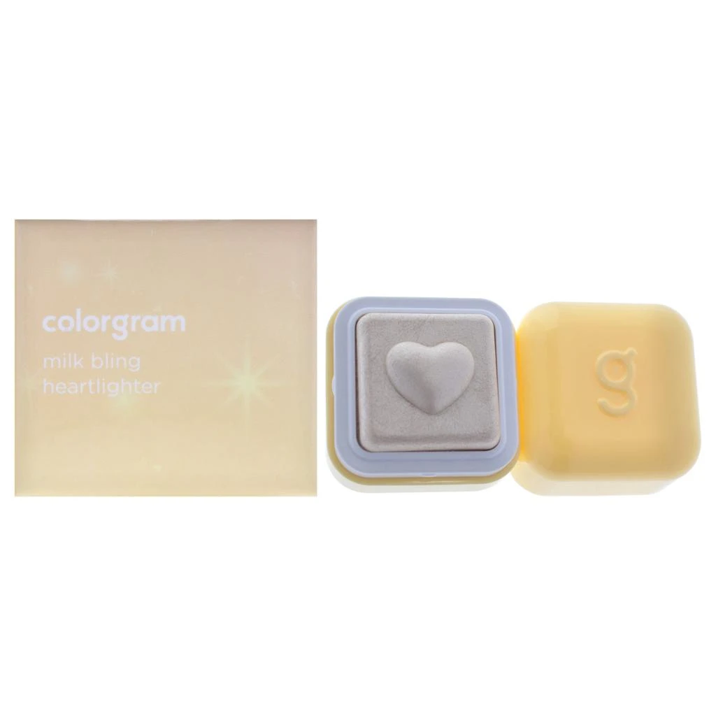 Colorgram Milk Bling Heartlighter - 07 Buttercup Ivory by  for Women - 0.07 oz Highlighter