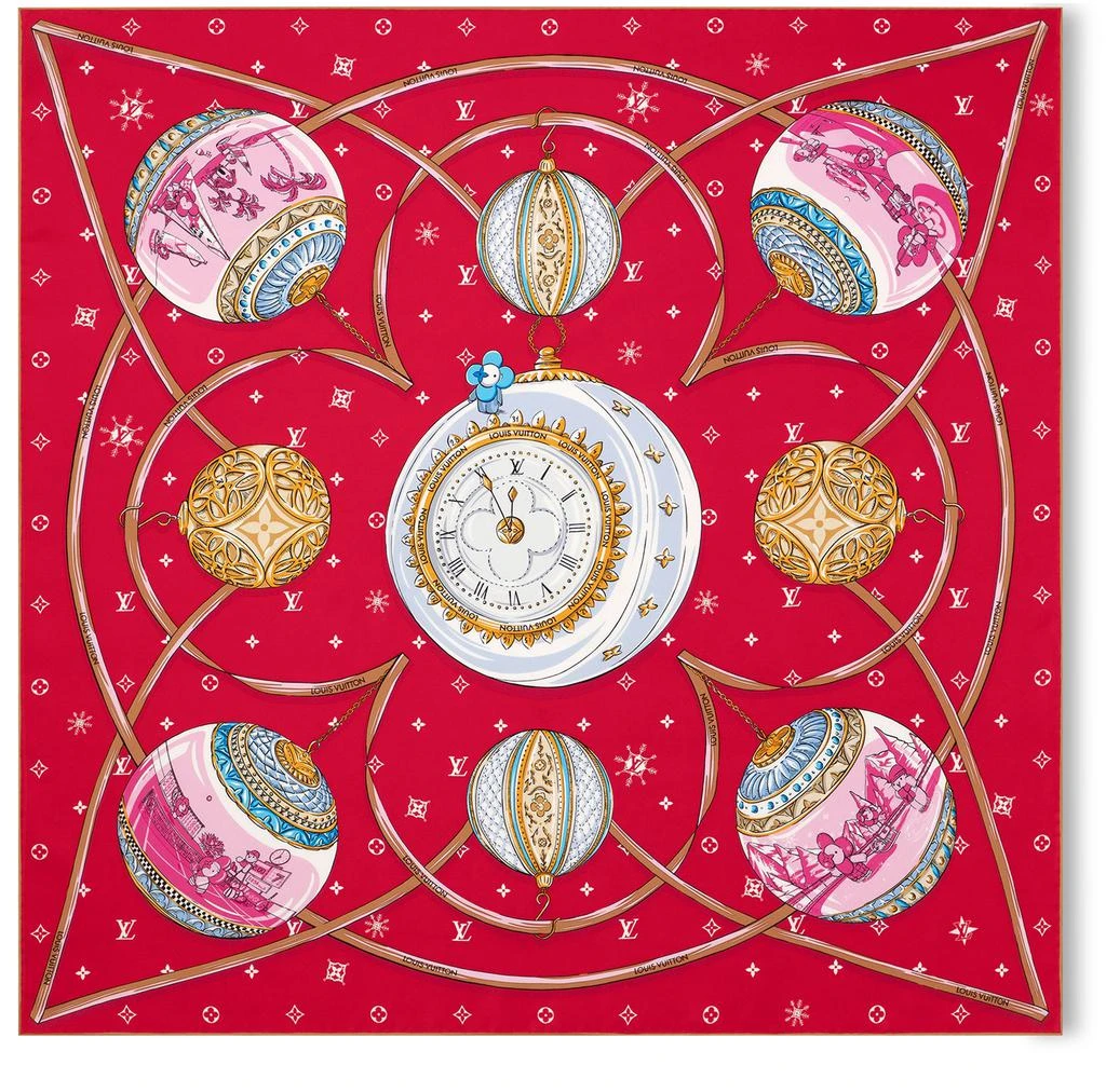 Louis Vuitton Xmas Vivienne Square 90 3