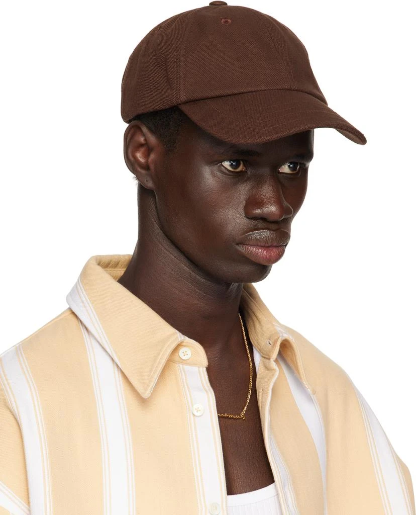 Jacquemus Brown 'The Jacquemus' Cap 2