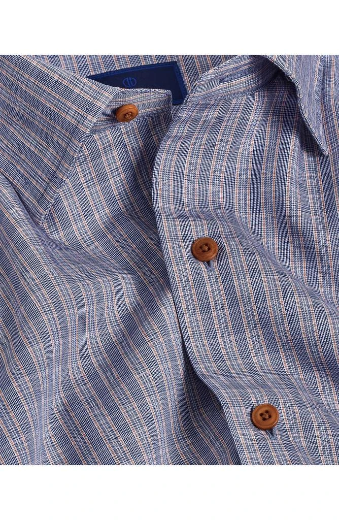 David Donahue Twill Check Sport Shirt 3