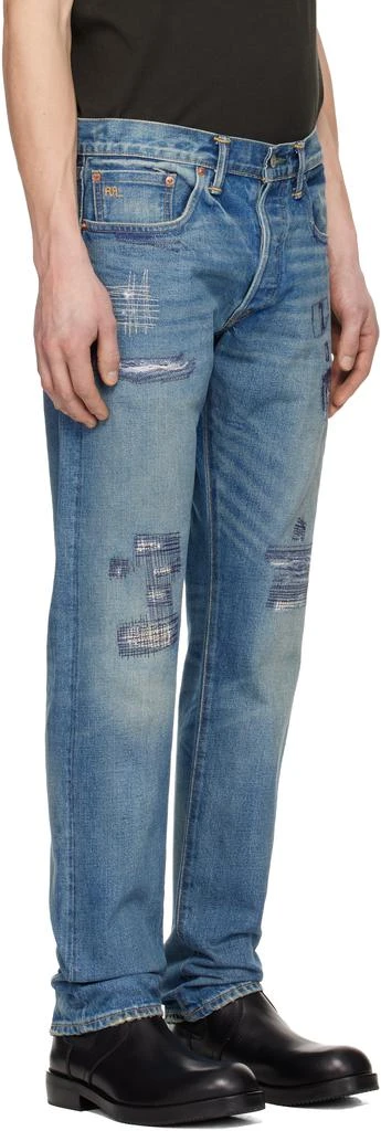 RRL Blue Slim Fit Claremont Selvedge Jeans 2