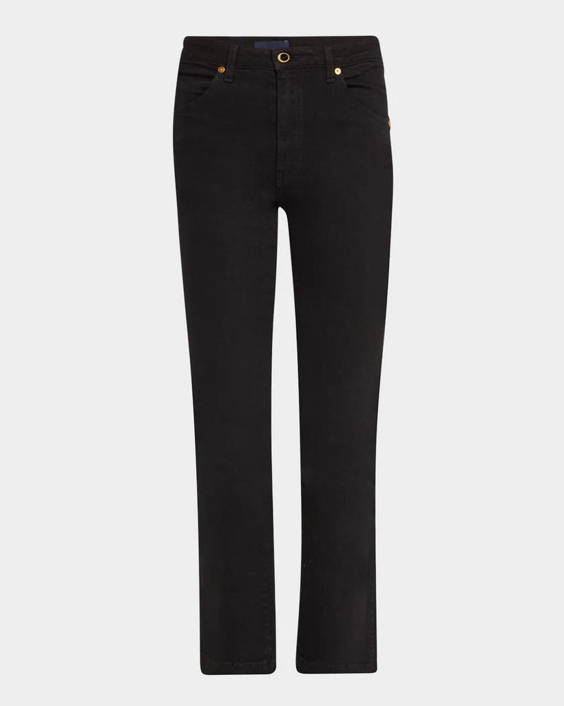 Khaite Vivian Straight-Leg Ankle Jeans 1