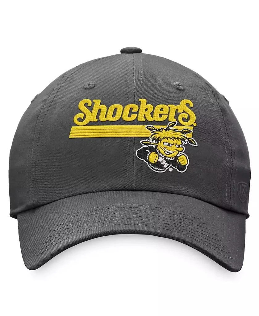 Top of the World Men's Charcoal Wichita State Shockers Slice Adjustable Hat 2