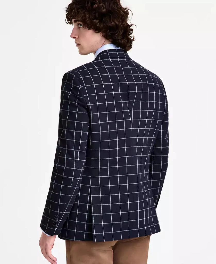 Nautica Men's Cotton & Linen Printed Modern-Fit Sport Coat 4