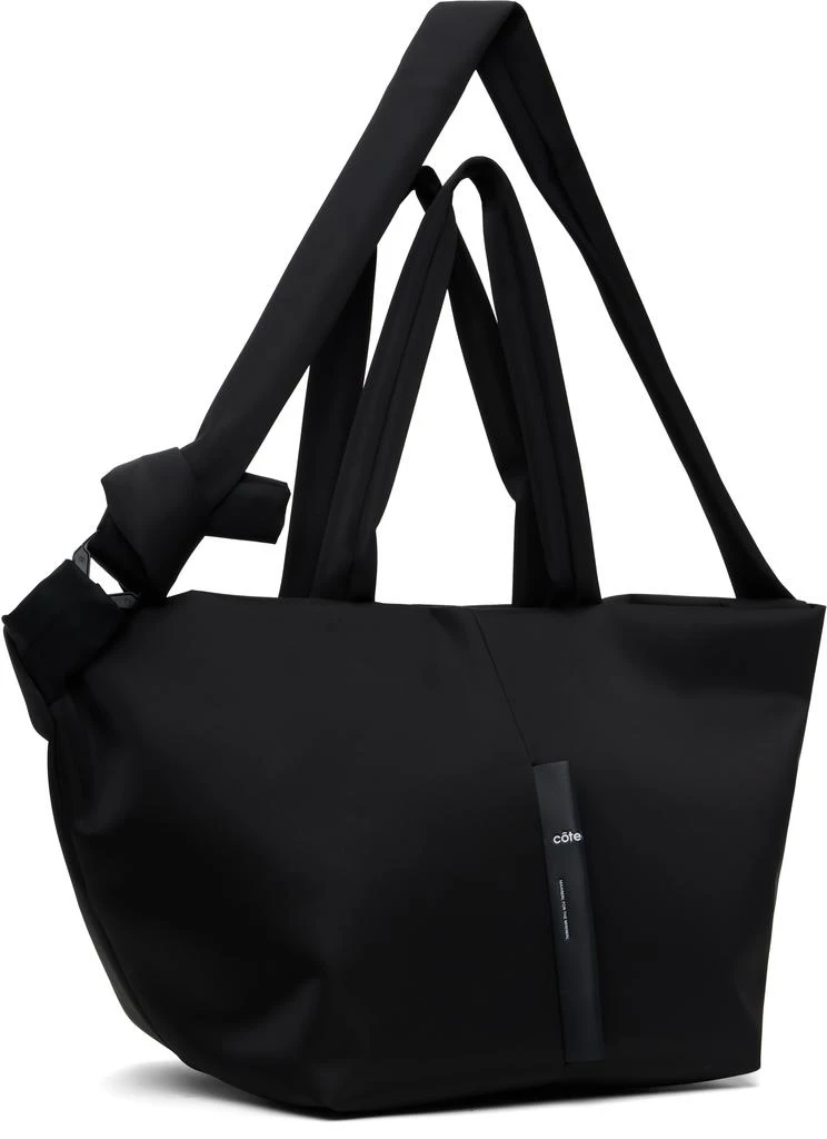 Côte & Ciel Black Amu Sleek Nylon Tote 2