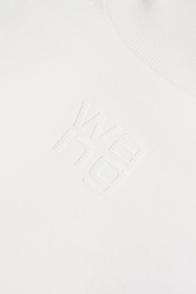 Alexander Wang Cropped stretch-knit turtleneck top 4