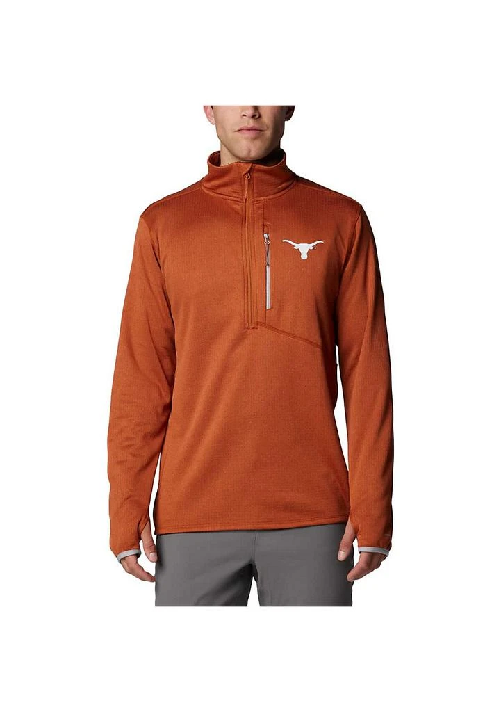 Columbia NCAA Texas Texas Longhorns Park View Grid Fleece Omni-Wick Half-Zip Jacket