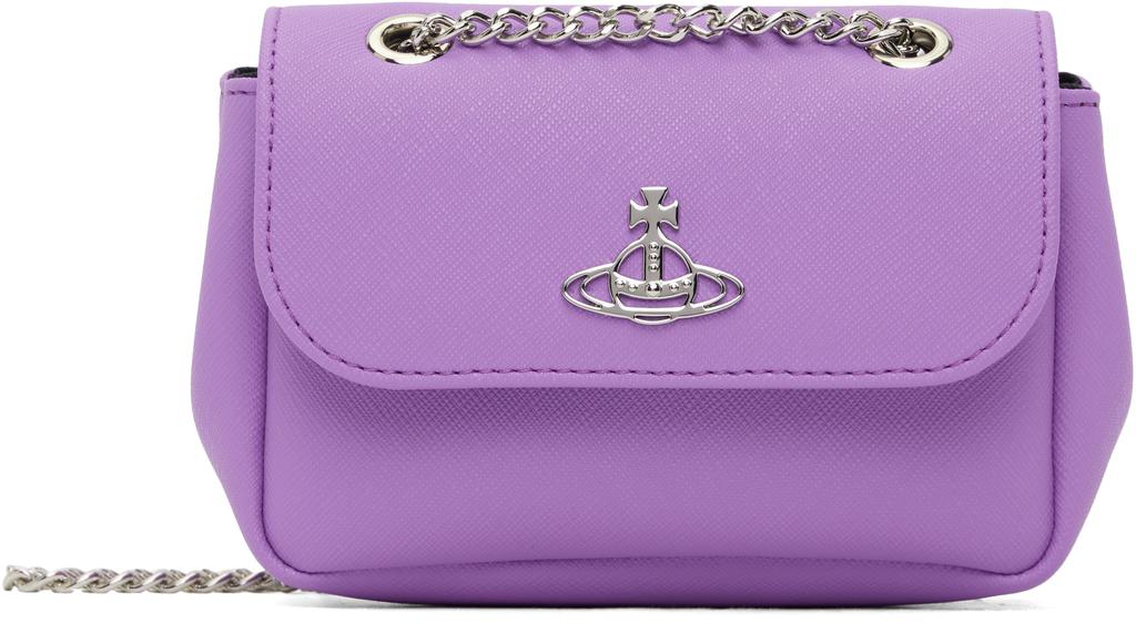 Vivienne Westwood Purple Small Purse Chain Bag