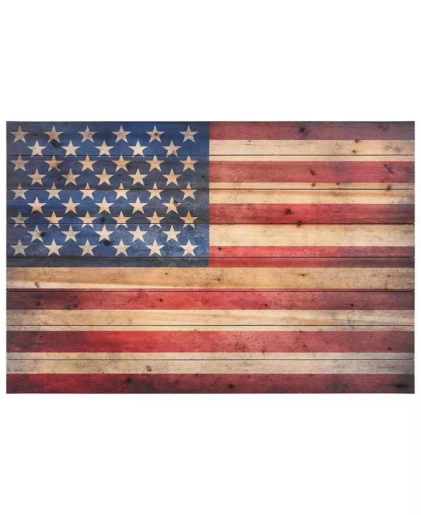Empire Art Direct 
American Dream
 Arte De Legno Digital Print on Solid Wood Wall Art - 45" x 30"