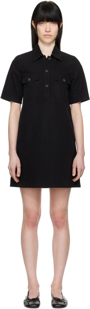 A.P.C. Black Selia Minidress 1