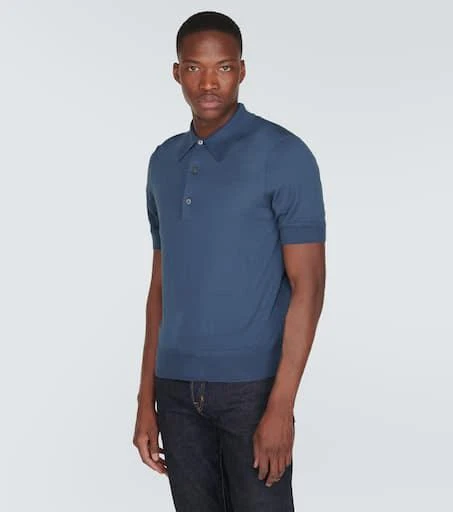 Tom Ford Cashmere and silk polo shirt 3