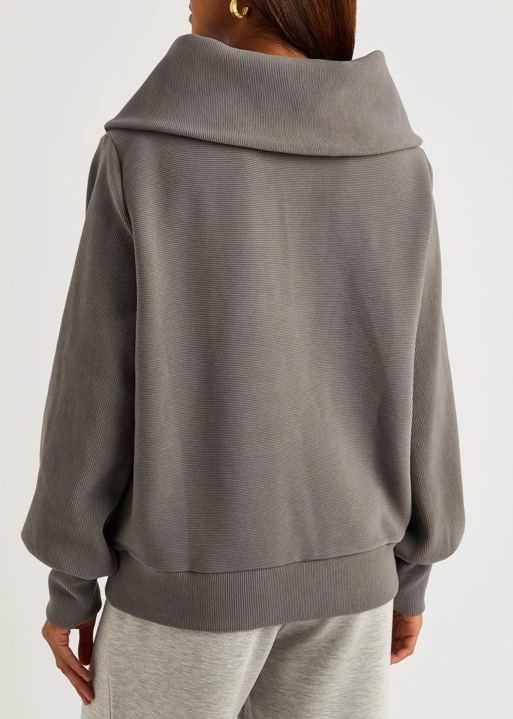 Varley Vine ribbed jersey half-zip sweatshirt 3