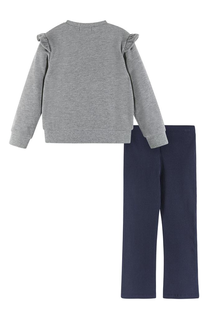 Andy & Evan Kids' Embroidered Sweater & Rib Pants