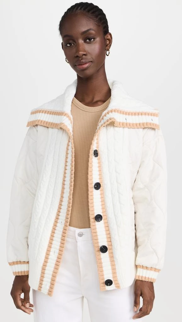 Avec Les Filles Shearling Bomber Jacket 1